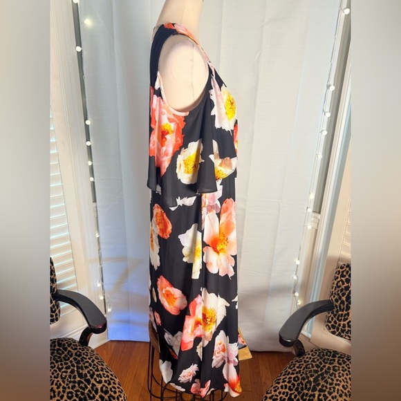 Gianni Bini Multicolor Floral Kimono Medium - Picture 4 of 10